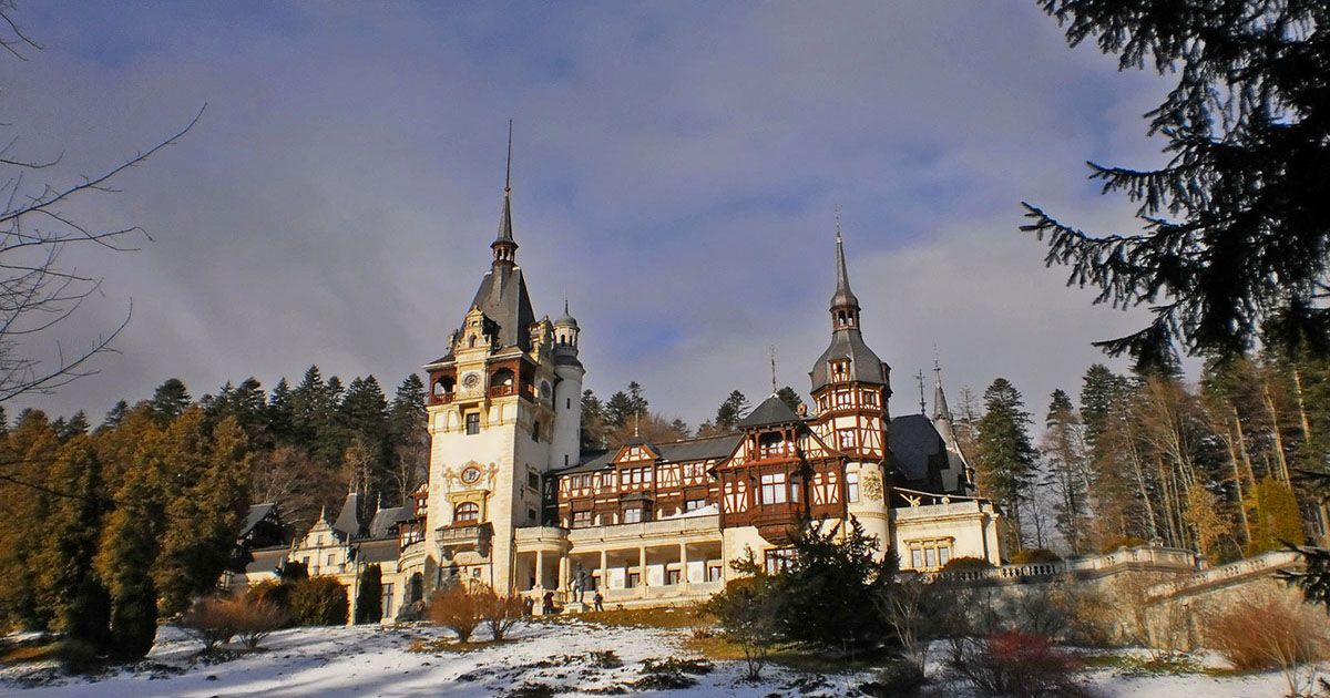 Rumunsko blago dvorac Peles